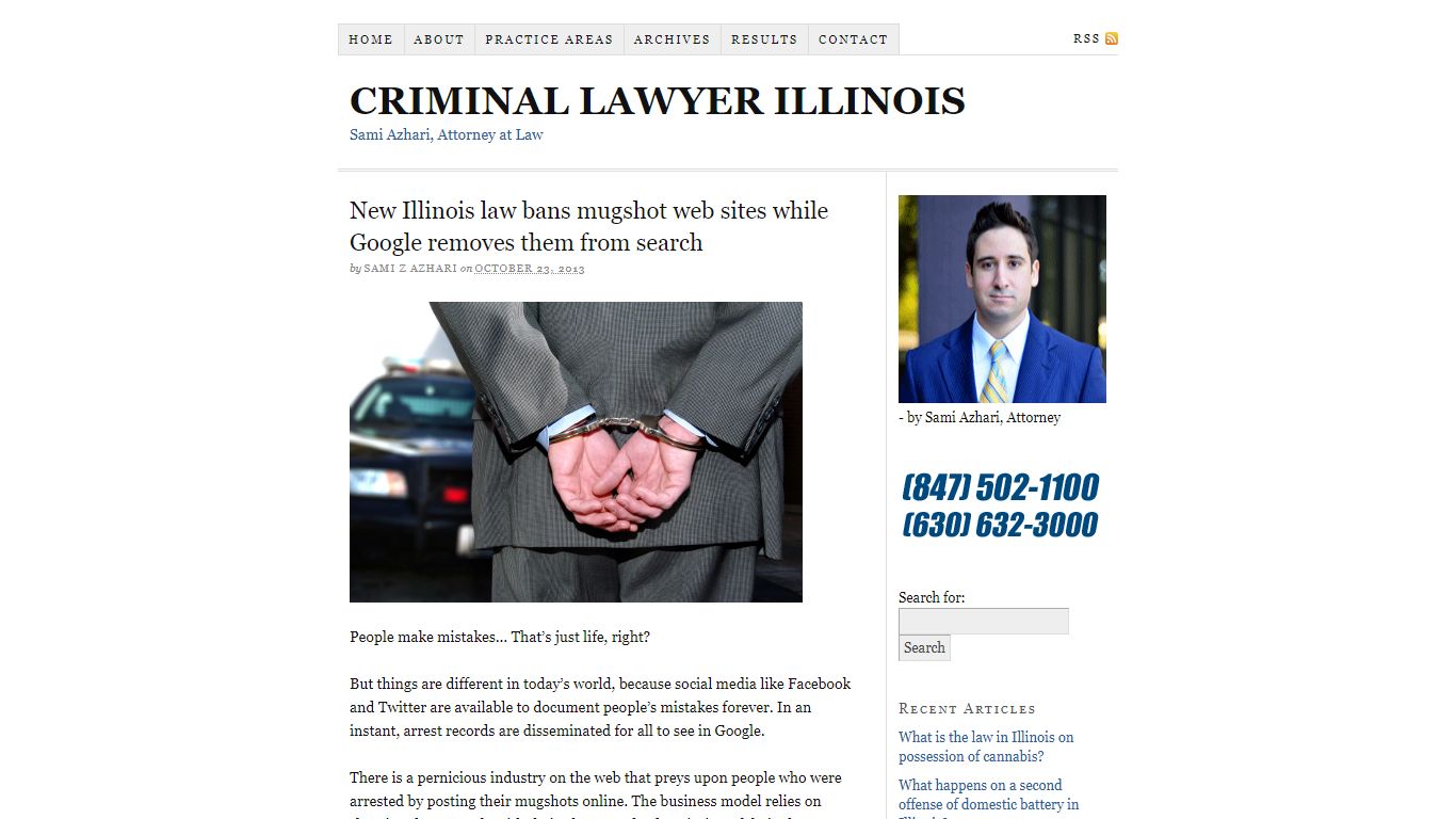 New Illinois law bans mugshot web sites while Google removes them from ...